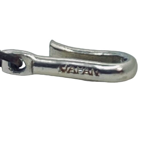 Triple Strand Black And Iridescent Beaded Necklace (801) - Picture 7 of 7